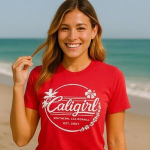 ❤️ CaliGirl Classic Tee – Southern California Collection
